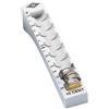 Wedo 160701037 Colonna Contamonete, Euro 0.10, 75 Monete, Grigio