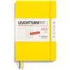 LEUCHTTURM1917 370511 - Agenda settimanale 2025, formato A5, copertina morbida, 12 mesi, 80 g, a righe - Limone