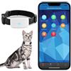 Winnes GPS Tracker Mini Collare Localizzatore GPS in Tempo Reale per Cani Gatto da Caccia App Senza Abbonamento con Allarme Anti-smarrimento,Percorso Storico,TK911 - Collare Incluso