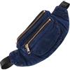 SOIMISS Marsupio Denim Marsupio Denim Borsa da cintura regolabile Borsa a tracolla, Blu scuro, 25*16*14cm, moda