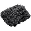 MOCNT Rete Mimetica Nero Reticolato da Camuffamento Camouflage Net per Caccia Camouflage Tela Netto Campeggio Nascondi Ombra Parasole Copertina Auto Decorazione 1,5 x 3m