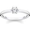 Thomas Sabo anello da donna pietra bianca argento sterling 925 TR2313-051-14