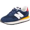 New Balance 237, Sneaker Uomo, NB Navy/Bianco/Team Red, 38 EU