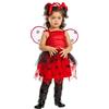 Boland - Costume da coccinella per bambini Lovely Ladybug, 3-4 anni | Abito e ali, costume da bambino per Carnevale, feste a tema e compleanni, coleottero portafortuna