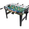 Teorema Giocattoli- Calcio Balilla in Legno, con 2 Palline da Calcetto, con Aste Telescopiche, Altezza 69cm, Multicolore, 67356