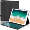WAVATA Tastiera per iPad Pro 12.9 2a/1a Generazione 2017/2015 con Retroilluminata, Custodia con Tastiera per iPad Pro 12.9 Pollici Bluetooth Magnetica Staccabile Italiano QWERTY Layout, Nero