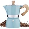 Retoteng Moka Pot, caffettiera italiana da 3 tazze/5 once Piano cottura Espresso Maker Piano cottura Manuale da campeggio Macchina per caffè cubano Macchina per caffè espresso italiano Greca Macchina