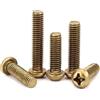 CONPHERON Viti a testa tonda a croce in ottone, M2.5x5 mm,100 Pezzi