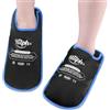 Hilph Calzini refrigeranti chemioterapia, 1 paio di scarpe refrigeranti per chemio, reumatismi, fascite plantare, piedi per terapia chemioterapica, reumatismi, calze di ghiaccio Chemoz, (nero)