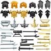 ALiquid Set di armi personalizzate per minifigure, set di armi personalizzate per minifigure, soldato medievale Uruk, set di armi per minifigure Lego - 35 pezzi