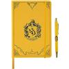 Cinereplicas Harry Potter - Set di cancelleria deluxe Tassorosso - Licenza ufficiale