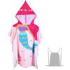 JORAKI Poncho da Bagno per Bambini, Asciugamano da Spiaggia per Bambini Teli Mare Accappatoio con Cappuccio per Ragazze Ragazzi Bambini Asciugamano 6-14 Anni