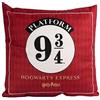 United Labels Cuscino Harry Potter 30 x 30 cm, rosso, cuscino per divano Express 9 3/4, cuscino decorativo per fan