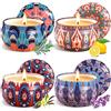 VIPNAJI 4Pcs Candele Profumate Regalo,Regalo Donna,Set Candele Profumate,Cera di Soia Naturale,per Anniversario Natale San Valentino Festa della Mamma Yoga, Decorazione