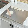 Kasmole Tagliere In Acciaio Inox -Spianatoia Professionale Inossidabile - Tagliere Spianatoia Per Impastare Piano Da Lavoro In Acciaio Inox Varie Misure Per Cucina Bar Per Ristorante Per Impastare, 50x40 Cm