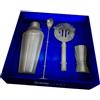 Silvano, set da cocktail professionale, 4 pezzi, accessori premium, shaker in acciaio inox, 500 ml, set di colino e mixer completi, set da cocktail shaker