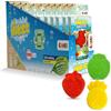 INKEE Set de 10 Mini Pack Fruity, Bomba Da Bagno Per Bambini Con Forme E Aromi Di Frutta, Fragola, Mela E Ananas, Divertimento Garantito (10 x 3 Bombas)