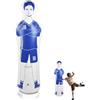 equlup Manichino Gonfiabile per Allenamento Di Calcio, 40 X 160 Cm/15,75 X 62,99 Pollici Manichino Da Calcio Gonfiabile Portiere Manichino Allenamento per Calcio Difensore Calcio Libero
