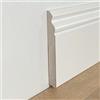 Eternal Parquet 57,6ml di BATTISCOPA ZOCCOLINO DUCALE in FIBRA DI LEGNO COMPATTA 120X15 BIANCO