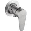 Wootap Miscelatore per Doccia in Acciaio Inox - Rubinetto da Bagno a Parete Con Valvola di Controllo per Acqua Fredda e Calda