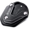 ZEXDDI adatto per CF&MOTO 800MTX 700MT 800MT 650MT 650 800 700 MT 650TR-G moto CNC estensione cavalletto laterale pad CF 800 MTX 650 TR-G TRG MT800 (nero)