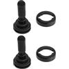 eMagTech Manopola di regolazione manuale per specchietto laterale 1507431 6S61 17B718AA 1140538 1209044 compatibile con interruttore di controllo dello specchio Ford Fiesta MK6