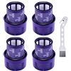 BaBuZom Filtro per Dyson V10 SV12, 4Pezzi Lavabile di Ricambio Filtro per Dyson V10 Cyclone, V10 Absolute, V10 Animal, V10 Total Clean, V10 Motorhead, SV12 Aspirapolvere Ricambi # DY-969082-01