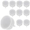 HCFEI 10x LED Lampadina 5W per Faretto da Incasso, ultrapiatto ø50x22mm 120° dimmerabile bianco neutro 4000K 230V, sostituisce la Lampadina GU10 MR16