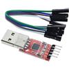 HiLetgo CP2102 USB 2.0 to TTL UART Serial Converter Module 5Pin STC PRGMR with Dupont Wire