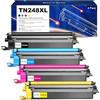 Skydo TN248XL TN248 Cartucce Toner Compatibili per Brother TN248 TN248CMYK TN-248 per Brother DCP-L3520CDWE L3520CDW L3560CDW MFC-L3760CDW LC3740CDW HL-LC3215CW LC3220CW (Nero Ciano Magenta Giallo)