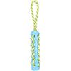 Flamingo Flmaingo Toy for Dog Tofla Tug Rope Stick Blue/Yellow - 40 x 5 x 5 cm - Floatable, Ideal for Water Games with Your Dog - with Handle
