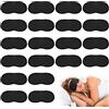 Ledoo Maschera da notte, 30 pezzi maschera per gli occhi morbidi per bloccare il sole e la luce quando dormi, maschere per dormire, adatte per aeroplano, ufficio, casa e viaggi (nero)