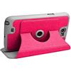 ebestStar - Cover Compatibile con Samsung Galaxy Note 2 N7100 Custodia Protezione Pelle PU con Supporto Rotazione 360, Rosa [Apparecchio: 151.1 x 80.5 x 9.4mm, 5.5'']