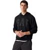 GAP French Terry Logo Tonal Hood Felpa con Cappuccio, Notte Senza Luna, S Uomo