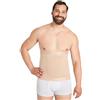 FINN Pancera Contenitiva per Uomini - Fascia Dimagrante Pancia in Cotone - Guaina Contenitiva Potente per Uomini con Effetto Pancia Piatta Color Pelle Nude XXL