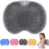 enxingo Feet Cleaner (Grey) Piedi Scrubber per Doccia, Massaggiatore Piedi In Silicone, Spazzola per Il Piede con Ventose Antiscivolo per Esfoliazione, Digitopressione