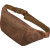 STILORD 'Pino' Elegante Marsupio in Pelle Piccolo Borsello da Cintura Uomo Vintage Borsa Marsupio Donna Tasca sul Petto Vera Pelle, Colore:Marrone Medio