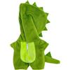 niannyyhouse Tutina in peluche da 10 cm, a forma di dinosauro, squalo, tutina morbida, accessori per vestire (verde chiaro)