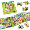 ASTARON Puzzle magnetici per bambini, 25-30-42 pezzi puzzle di apprendimento dello zoo per il viaggio in auto, giocattoli da viaggio attività in auto e aereo per bambini