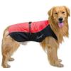 Ranphy, impermeabile per cani di taglia media e grande, riflettente, regolabile, traspirante, giacca, poncho in rete, per sport all'aria aperta, gilet per animali domestici colore Rosso 4XL