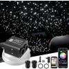 SUNKENET 20W Twinkle RGBW Fibra Ottica, 800pcs of (0.75+1.0+1.5mm)*3 Meter Cielo Stellato LED Con APP Bluetooth/Remote/Controllo Musica, Fibra Ottica Cielo Stellato per Auto/Casa/Teatro