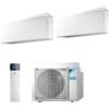 Daikin FTXJ25AW FTXJ35AW 2MXM68A Climatizzatore Dual Split Parete Serie Emura3 Bianco WiFi BTU 9+12 R-32