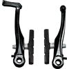 MV TEK Accessori Freni Mv Tek V-brake In Alluminio Pressofuso - H108mm X Pattini: 55mm Nero