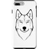 Dennex Designs Custodia per iPhone 7 Plus/8 Plus Cane Husky siberiano