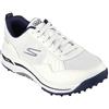 Skechers Arch Fit Golf Shoe, Scarpe da Ginnastica Uomo, Bianco Blu Marino, 42 EU Larga