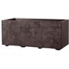 Deroma Vaso in Resina Cassetta Millennium Brownstone 59cm di Deroma