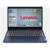 Lenovo, pc portatile Notebook, Cpu Intel i7 13620H 13th, DDR5 16Gb, Display IPS FHD 15,6, SSD 1Tb, Wi-Fi, Bt, USB-C 3.2, Tastiera retroilluminata, fingeprint, Win11 Pro, Blue Abyss, pronto all'uso.