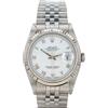 Rolex - Orologio Datejust 36mm Pre-owned 1991 - unisex - vetro zaffiro/oro 18kt/acciaio inossidabile - Taglia unica - Bianco