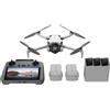 DJI Mini 4 Pro Fly More Combo (RC 2) Drone 4 rotori Quadrirotore 48 MP 3840 x 2160 Pixel 2590 mAh colore Nero e Bianco - DJM4P2