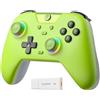 EasySMX X05 Controller Wireless PC con RGB Luce - Joystick/Trigger Hall - Batteria Ricaricabile 750mAh - Vibrazione - Turbo per PC/Switch/Mobile - Compatibile con Black Myth: Wukong - Verde